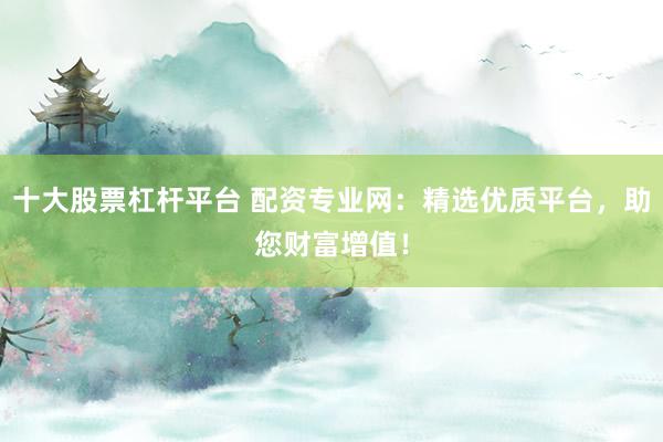 十大股票杠杆平台 配资专业网:精选优质平台,助您财富增值!